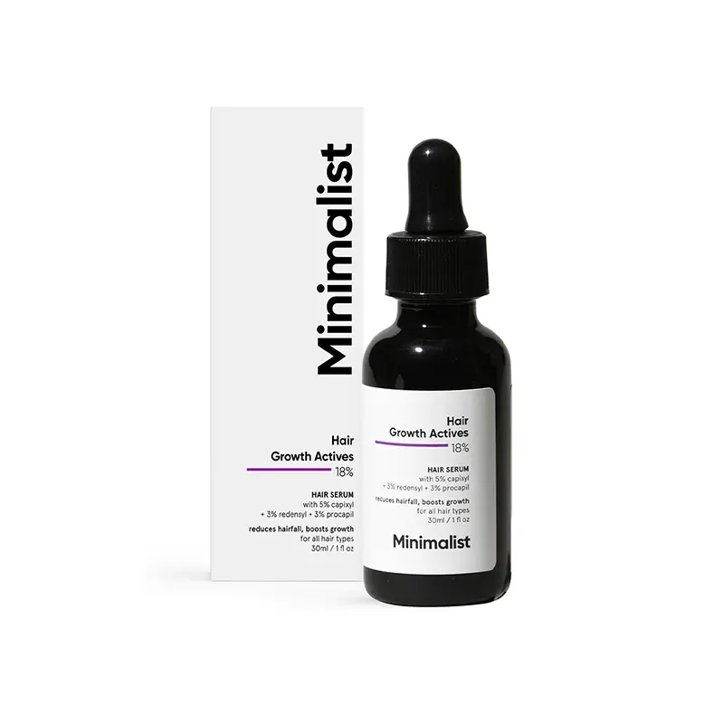 Minimalist Hair Growth Actives 18% Hair Serum, 30 ML